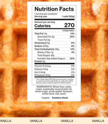 Vanilla Liège Vafels (the Original) - Food Beverages & Tobacco > Food Items > Snack Foods